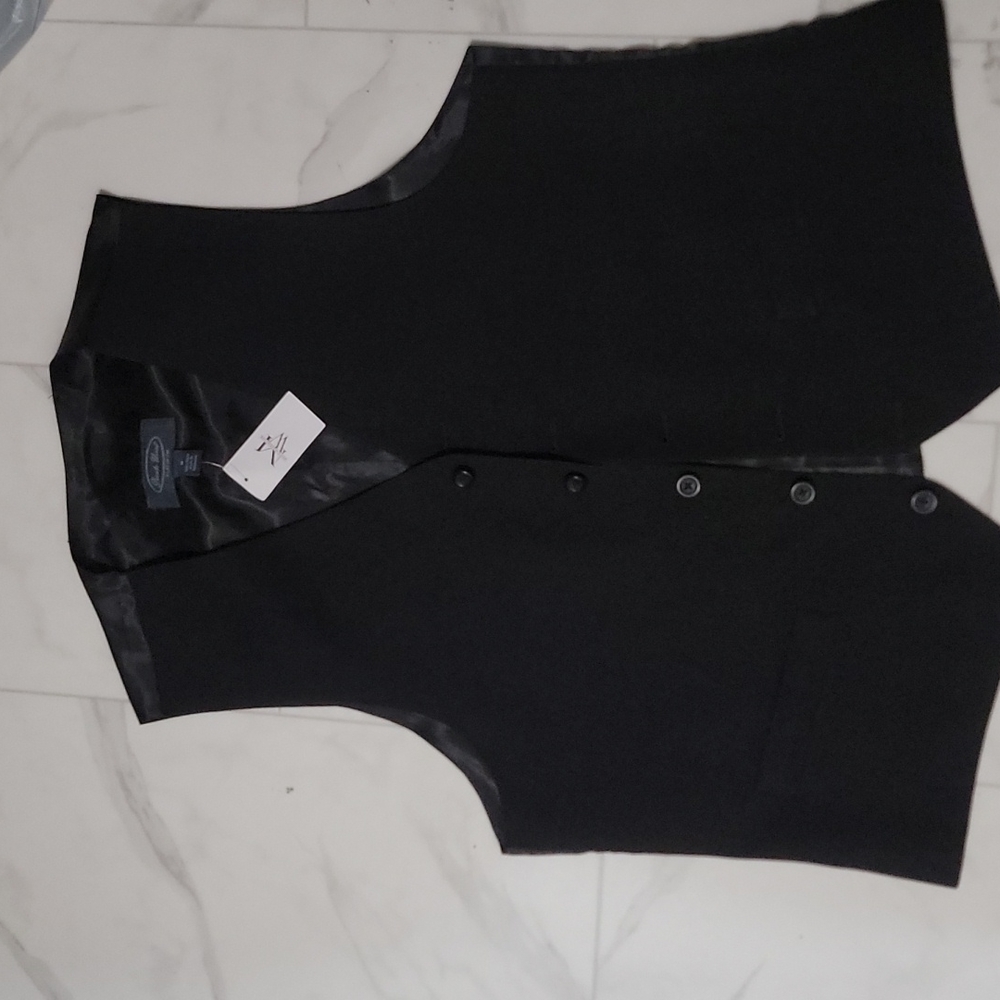 Promo, Uomo Suit Vest, M, Black